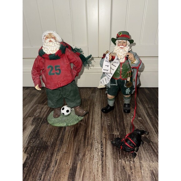 VTG. Rare Clothtique, Possible Dreams, Christmas Decor Santa Figurines - Picture 1 of 9